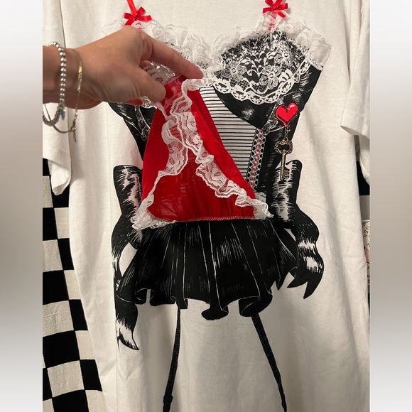 NWT Vintage Sensual Teeze Night Gown Lingerie Shirt - Picture 5 of 14